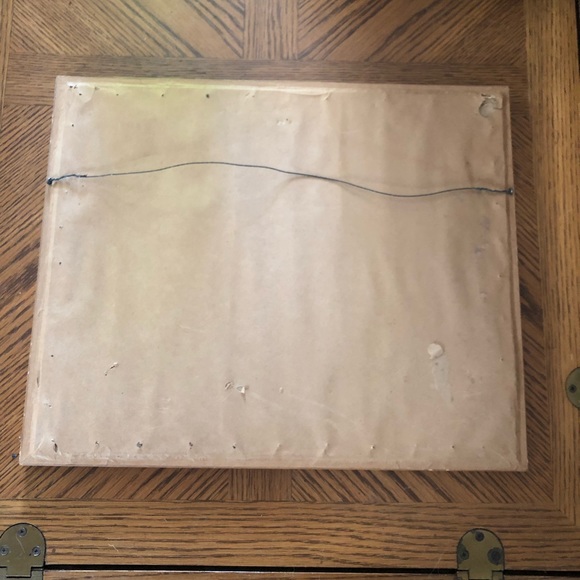 Large Vintage Framed Cross Stitch Wall Hanging - Picture 2 of 7